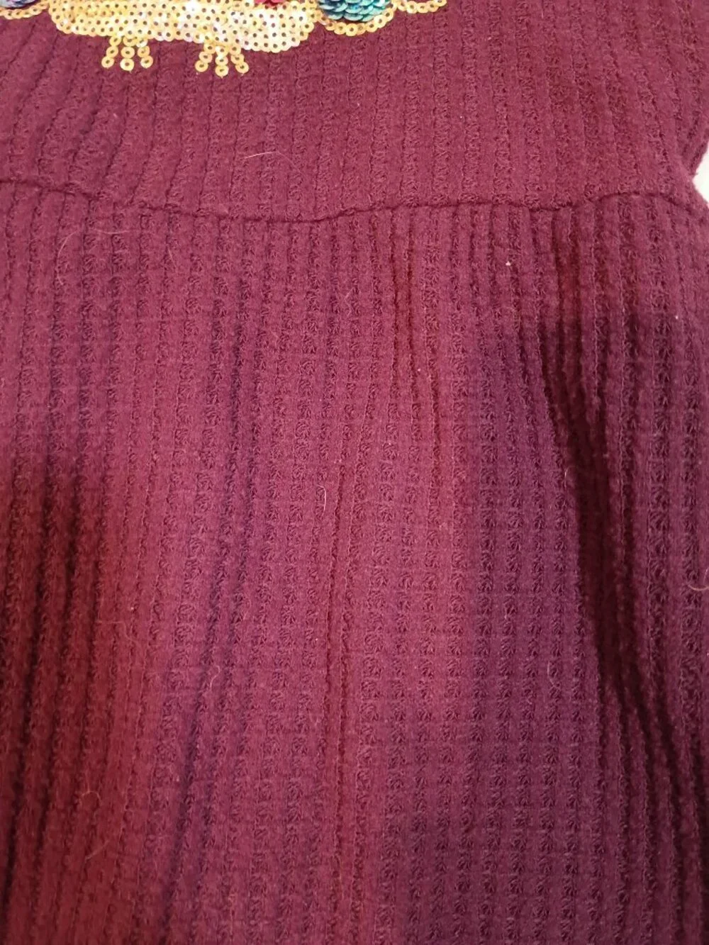 Rare Editions/Dress/Girls 6X/Purple/Sequin Owl Ruffle Sleeve Woodlandcore Sparkl - Picture 4 of 9